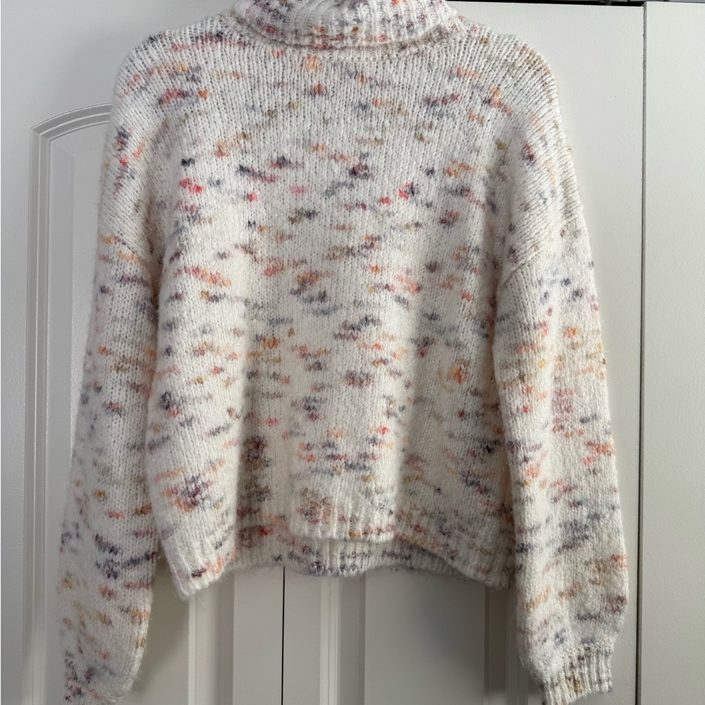 Women's Multicolor Speckled Sweater